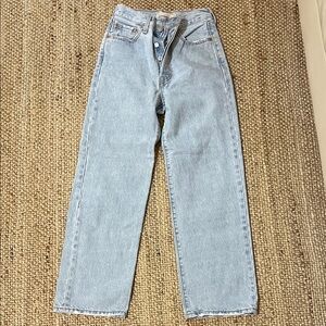 Levi's Women's Straight Leg Jeans in Light Blue